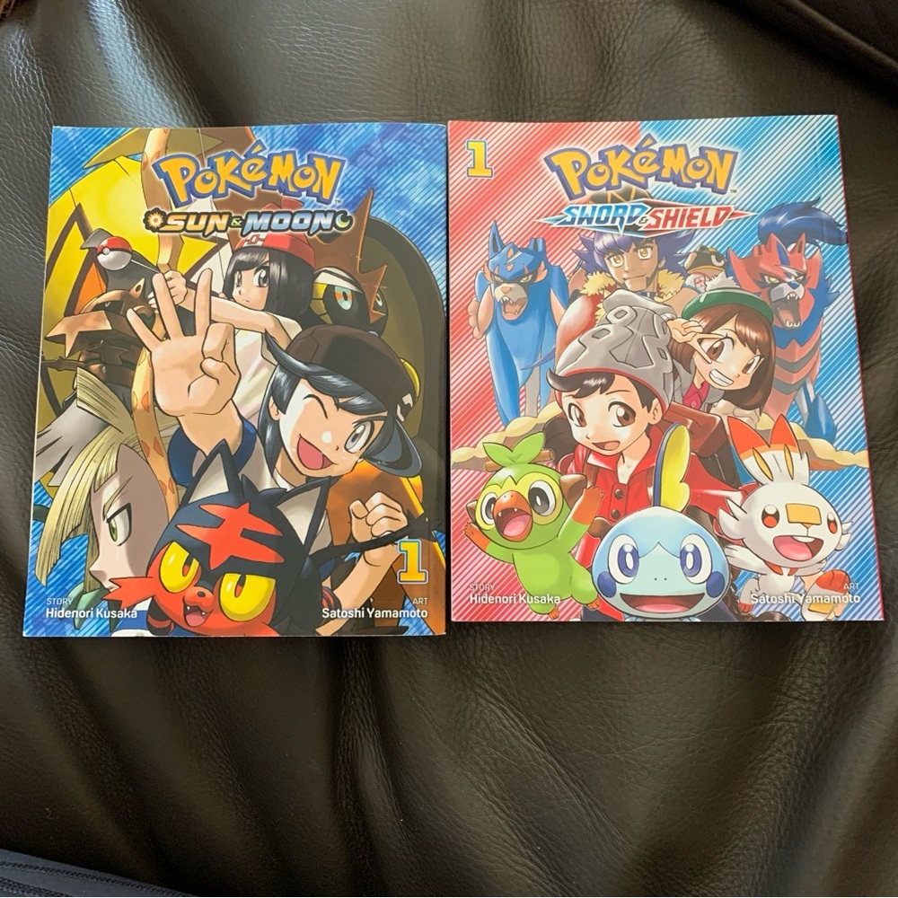 Sun & Moon and Sword & Shield Kids' Comic Set